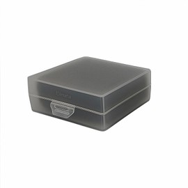 Elimeta Soap Container, Shower Square Bar Holder Fit Handmade Soap, Travel Soap Case (Transparent)