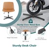 OLIXIS Criss Cross Legged Chairs Armless No Wheels Wide Seat