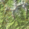 San Gabriel Mountains California Trail Map Poster