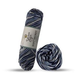 Yarn Bee Medium – Soft Skein – 300 Yards of 100% Acrylic Yarn for Crocheting Blankets, Hats, & More – DIY Handcrafting Accessories