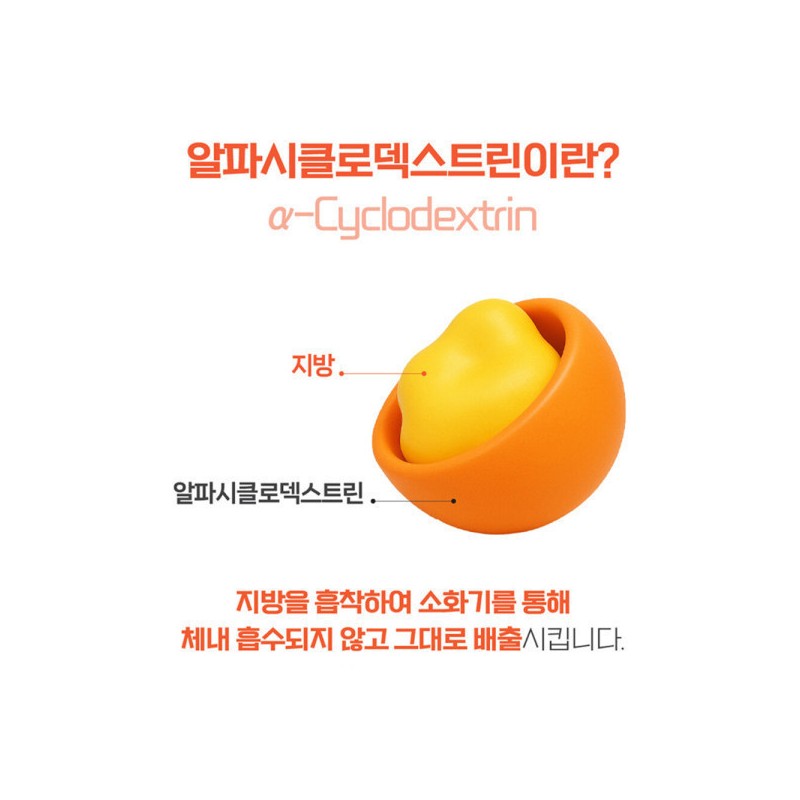 Yebon Bio Alpha CD Light Alphacyclodextrin 600mg / 예본바이오 알파cd