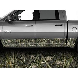 Speed Demon Hot Rod Shop Crappie Fish Camouflage Rocker Wraps Rocker Panel Graphic Decal Wrap Kit for Trucks and SUVs (Flat Conformity, 16" x 30')