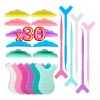 Almohadillas Enchinar Y Cepillos Lifting Pestaña Set 30pz F