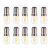 10Pcs B15 1.5W AC230V Dimmable Short Filament Mini LED Light