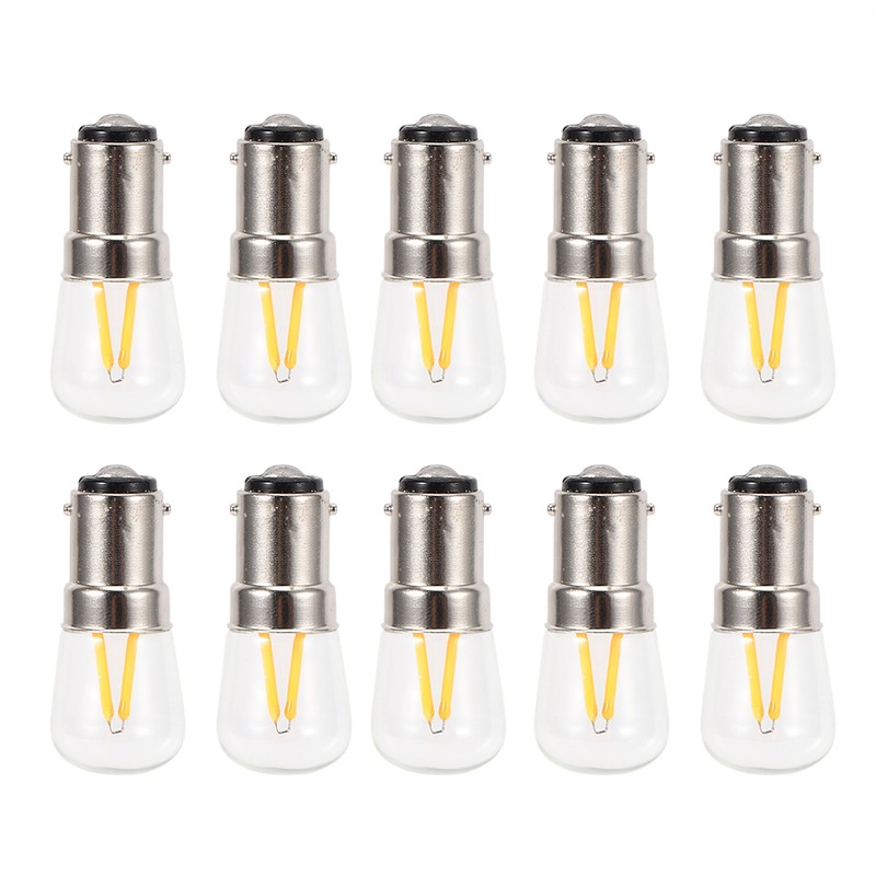 10Pcs B15 1.5W AC230V Dimmable Short Filament Mini LED Light