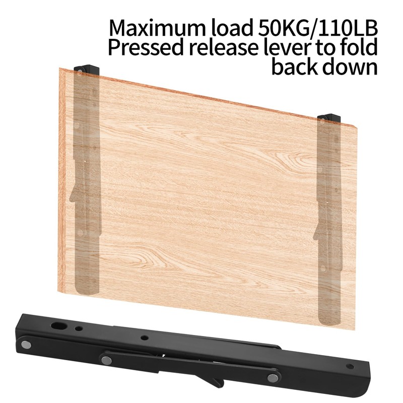 Folding Console Heavy Duty Pack of 2 Folding Shelf Brackets