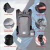 4Monster Hiking Daypack,Water Resistant Lightweight Packable Backpack for Travel Camping