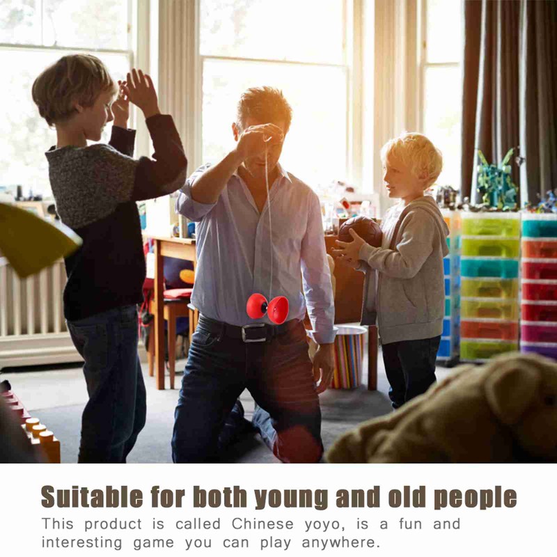 Triple Bearing Diabolo Set Chinese Yoyo with Coloured Diablolo Sticks