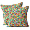 XtremePads Set of 2, Decorative Square Throw Pillow Case Cushion