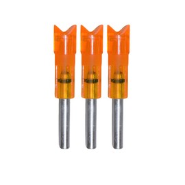 Lumenok 2219 Crescent Bolt End (3-Pack), Red