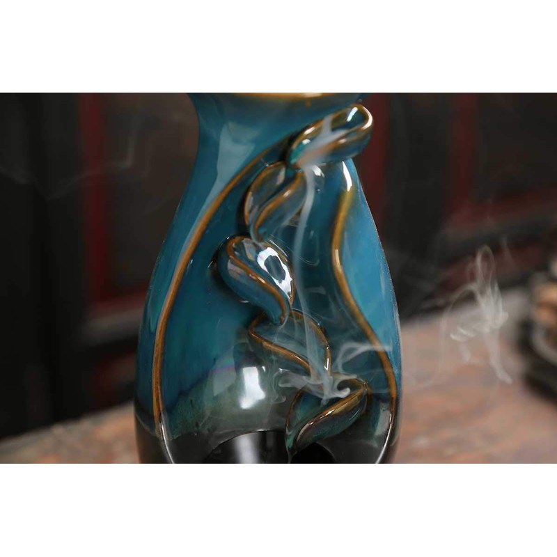 IDB Ceramic Waterfall Backflow Incense Burner, A Stunning Incense Cone
