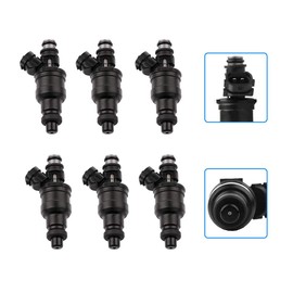 cciyu Injectors, 1 Hole Fuel Injectors Set fit for 1989-1995 for Toyota 4Runner for Toyota Pickup 3.0L,1993 1994 for Toyota T100 3.0L Compatible 23250-65020 23209-65020,6 Pieces