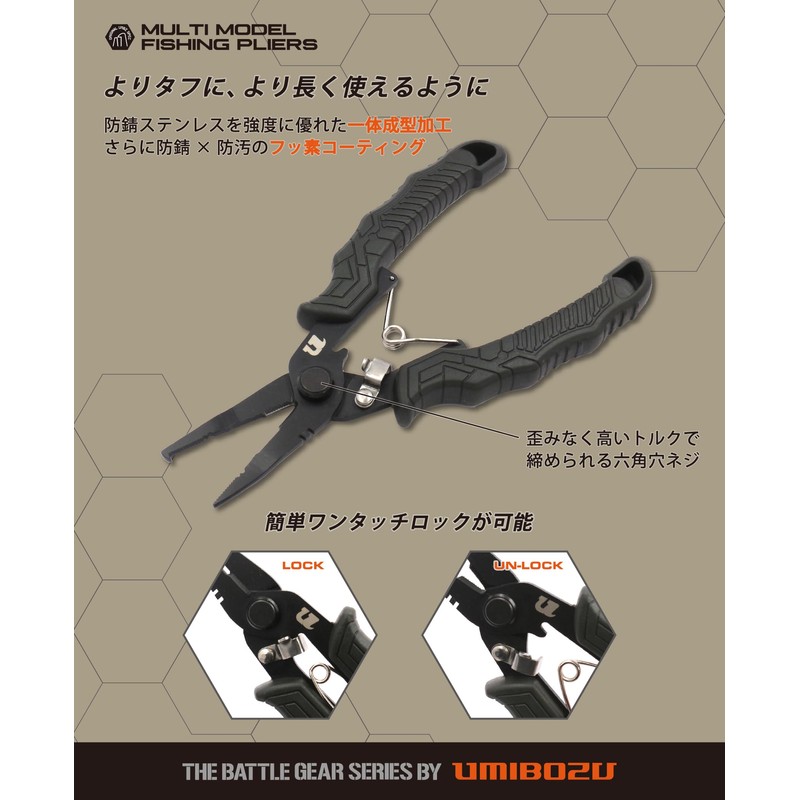 Umibozu Fishing Pliers Fishing Small Needle Removal Opener Line Cutter