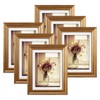 MEBRUDY 5x7 Picture Frames (Gold, 6 Pack), Display Pictures 5x7