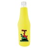 Coolie Junction Reindeer Christmas Funny Bottle Coolie Yellow