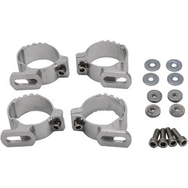 Adjustable Quarter Fairing Fork Clamp Mount Kit, Gauntlet Headlight Fairing Bracket 39mm 41mm 45mm 49mm Fork Fits Harley 883 1200 (35mm-45mm)