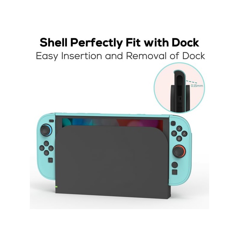 TIKOdirect Protective Case for Switch 2, Hard PC Slim Dockable
