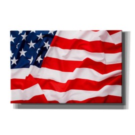 Epic Graffiti 'Flag of the United States of America' by Epic Portfolio, Giclee Canvas Wall Art, 40"x26"