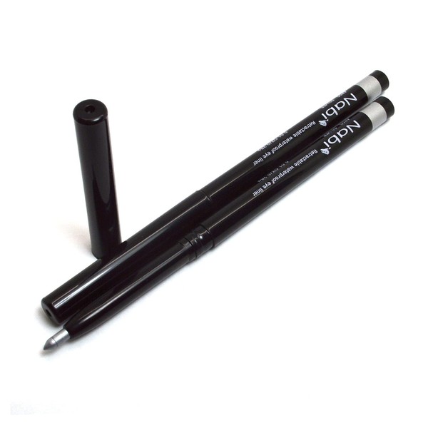 Nabi Professional Makeup 2pcs x [ AP05 Silver ] Retractable
