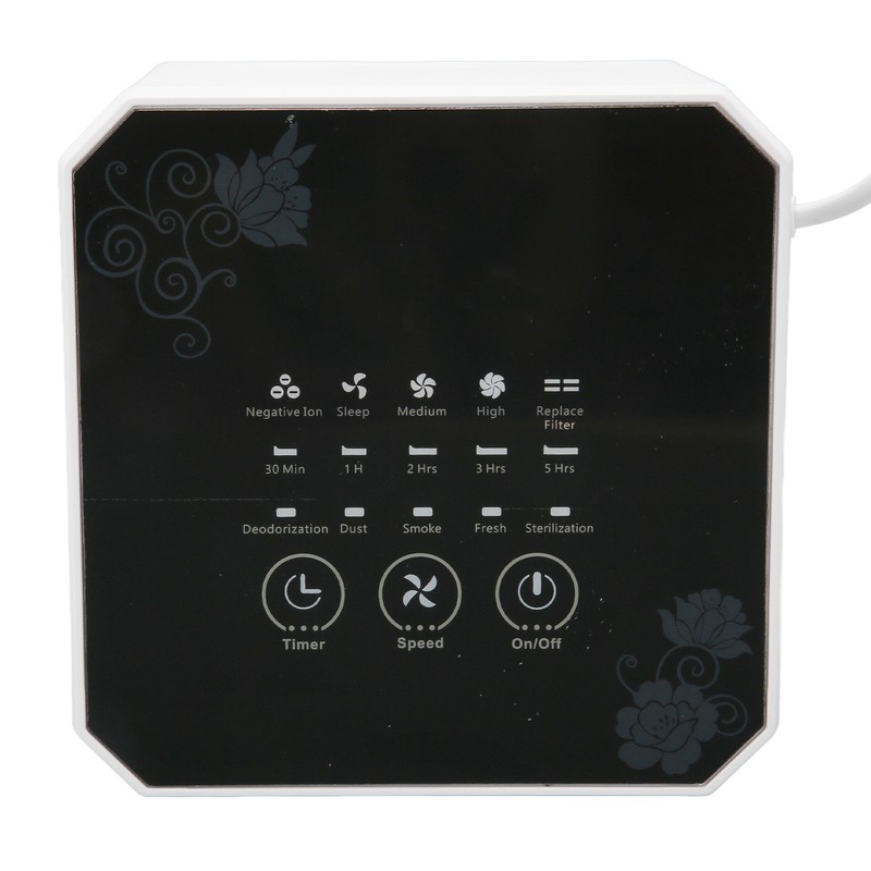 Small Air Purifier Multifunction Quiet Efficient Desk Mini Air Purifier