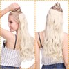 Silk-co 27 inch One Piece Clip in Hair Extensions Curly