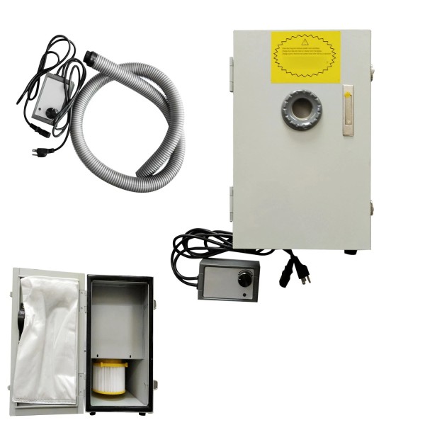Denshine Dental Lab Digital Single-Row Dust Collector Vacuum Cleaner 370W~USA/A++