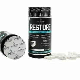 Sascha fitness corp Restore Sascha Fitness Cortisol Support Supplement Stress Relax Ashwagandha