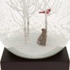 CoolSnowGlobes Chocolate Labrador Retriever in Woods Snow Globe CoolSnowGlobes -