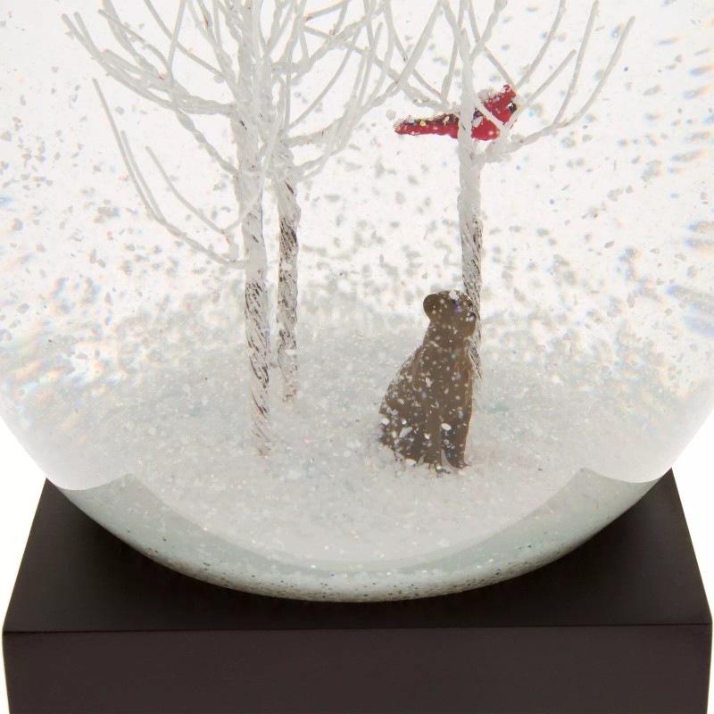CoolSnowGlobes Chocolate Labrador Retriever in Woods Snow Globe CoolSnowGlobes -