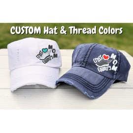 Women's Cross Country Mom Hat, Baseball or High Ponytail Cap, Track and & Field Gift Present, Clothing Spirit Wear Meet Race for Her Wife Mom Mama Sister Friend Girlfriend, Small Corner Design