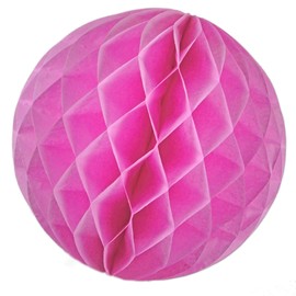 EinsSein 1 x Honeycomb Balls Supreme Pink Diameter 25 cm Wedding Honeycomb Ball Decoration Lantern