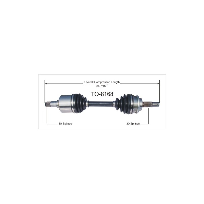 SurTrack TO-8168 CV Axle Shaft
