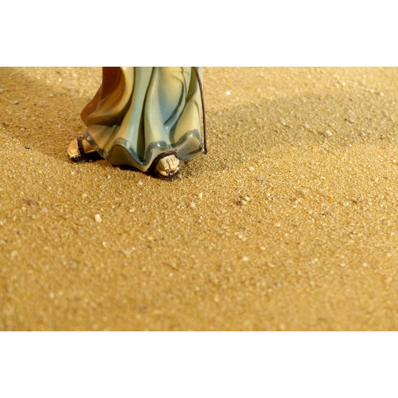 Nativity Scene Desert Sandy Floor Set of 2