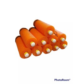 Unbranded Catfish Jugline JUMBO Kayak fishing Noodle Jugs lot of 10 Orange Purp Yellow 3in