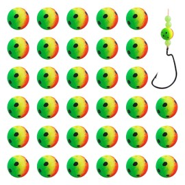 OROOTL Foam Floats Pompano Rig Floats, 60pcs Snell Floats Foam Bobbers for Fishing Pompano Rigs Fishing Rig Making Kit for Trout Catfish Walleye