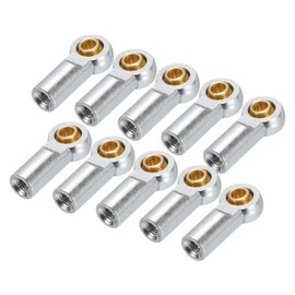 sourcing map M3xL19mm Lever Steering Linkage Tie Rod Ball Head Link Joint End Metal Silver Tone for RC Crawler Car Pack of 10