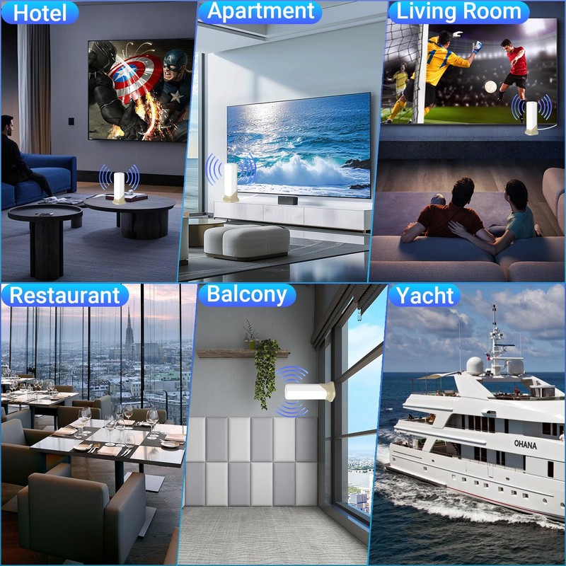 TV Antenna for Smart TV, Digital Indoor HD Antenna with