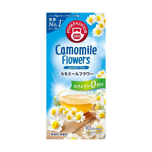 Pompadour Chamomile Flower, 0.5 oz (15 g) x 6 Boxes