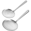 2pcs Tofu Spoon Rice Spatula Flat Bottom Rice Scooper Oil