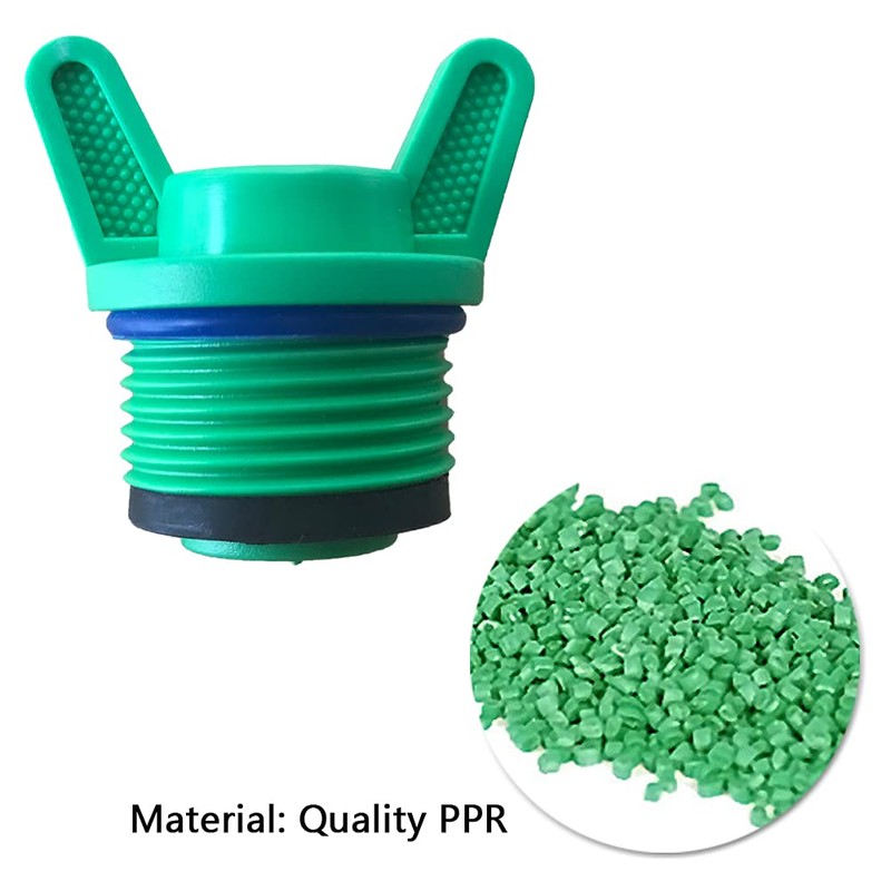 FUATY 3/4” NPT Plug, Male Thread PPR Pipe Plugs and