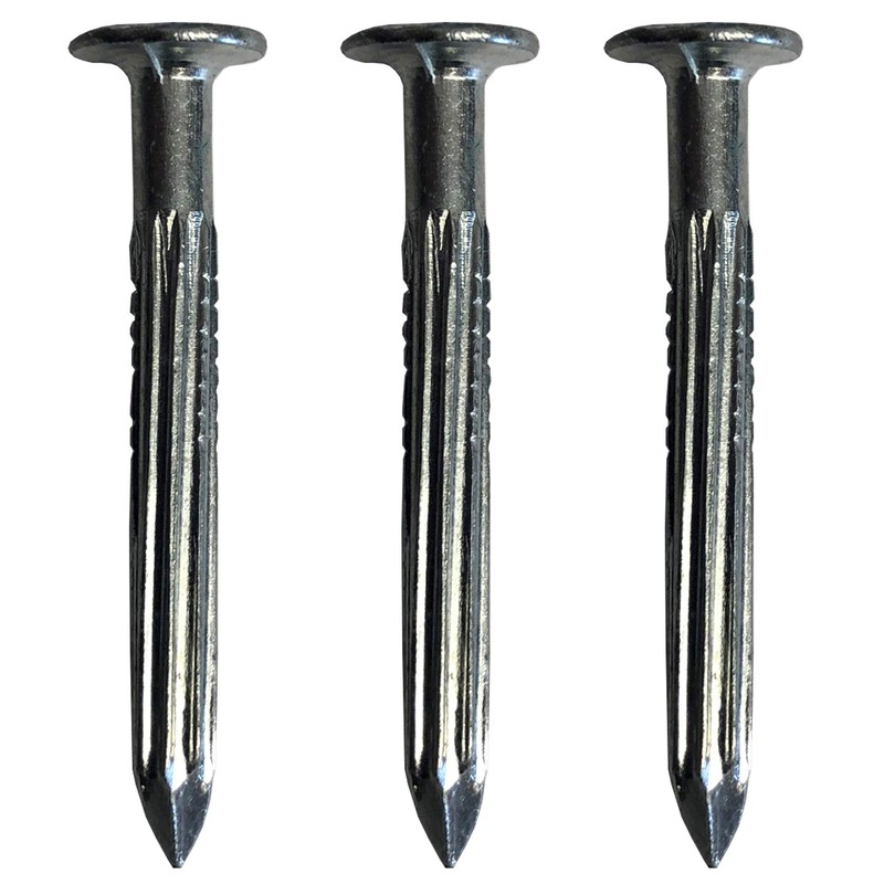1.5” – Fluted Hardened Concrete Masonry Nails for Cinder Block,