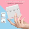 Mini Thermal Printer HD Print 200dpi Resolution Inkless Rechargeable Portable