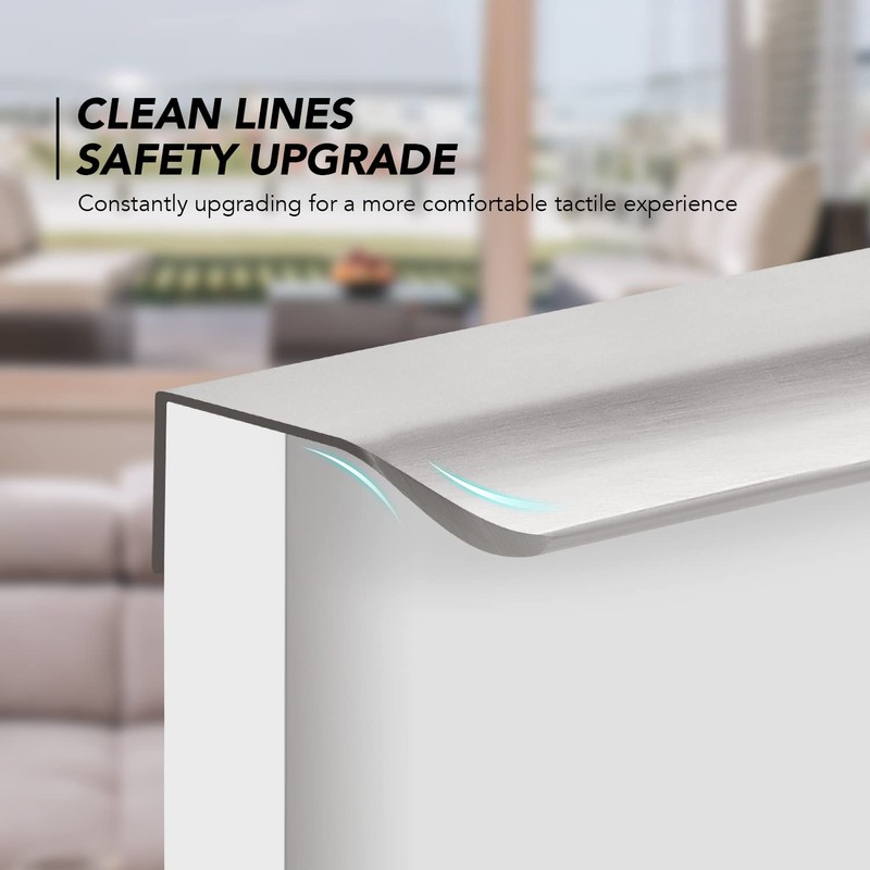 Ravinte Hardware 10 Pack Silver Cabinet Handles, 5.9 Inch (150mm)