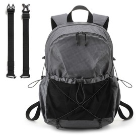 OCE GEAR Lightweight Hiking Backpack, Camping Backpack 20L Small Backpacks Water Resistant Daypack for Women Men (Grey)