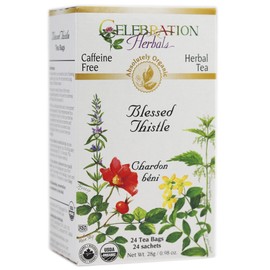 CELEBRATION HERBALS TEA BLESSED THISTLE TEABAGS 24CT ORGANIC