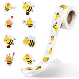 500Pcs Cute Animal Stickers Sticky Rolls, Round Reward Stickers, Animal Sticker Roll Office Supplies Incentives Roll Sticker's Animals Party Favor Sticker