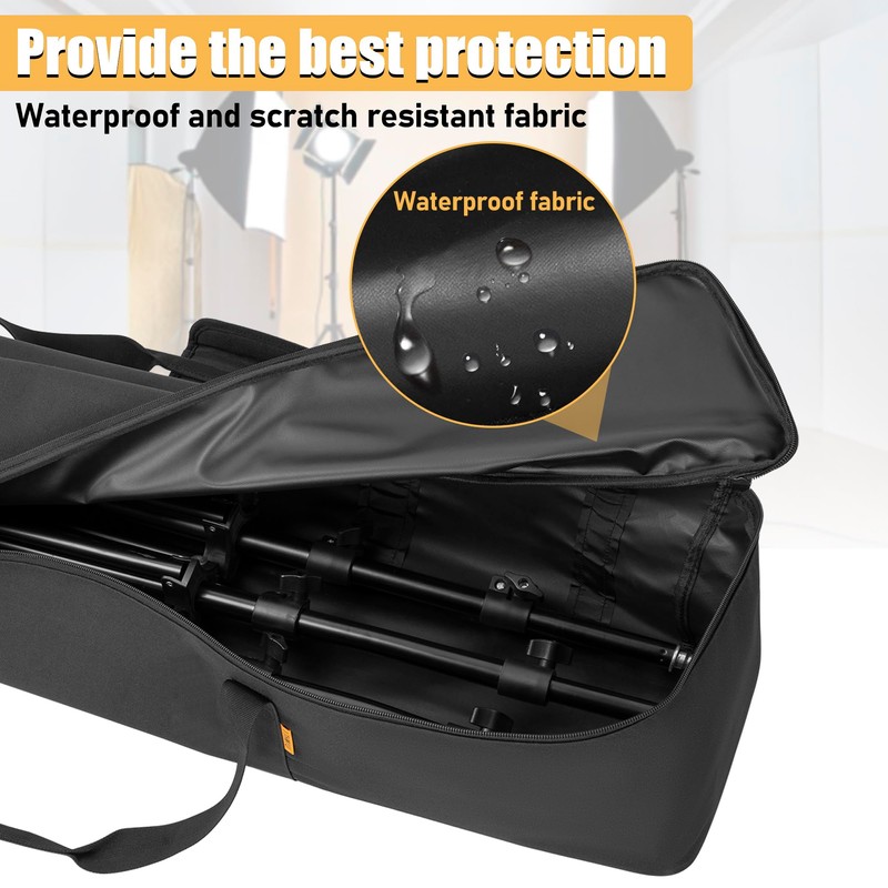 OUUTMEE Multifunctional Tripod Bag Heavy Duty Tripod Carrying Case with