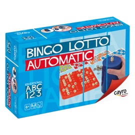 Cayro – Bingo – ab 6 Jahren – automatisches Modell – lustiges Tischspiel – für Kinder und Erwachsene – inklusive 48 verschiedenen Karten – ideal für 2 bis 8 Spieler