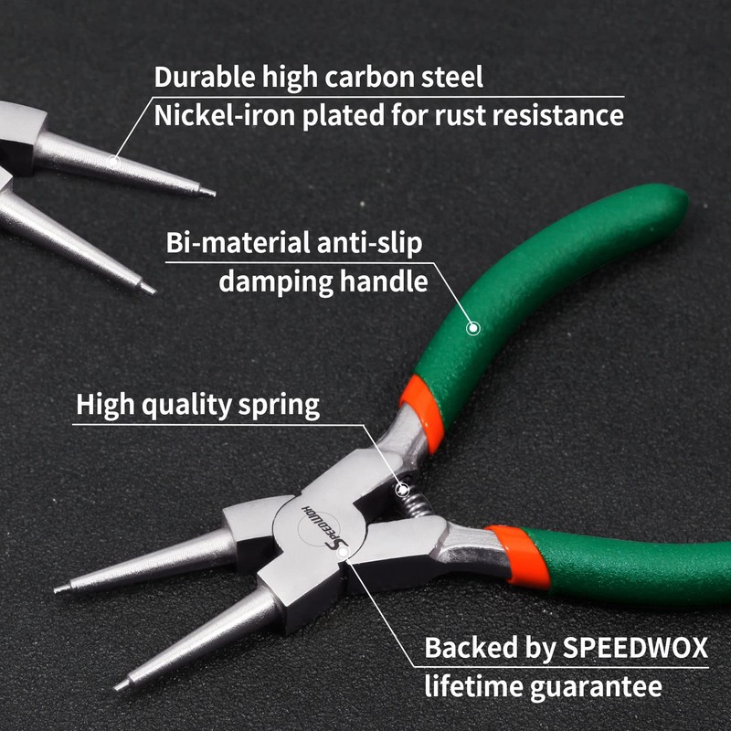 SPEEDWOX Snap Ring Pliers 5-Inch Internal Circlip Pliers Precision Cir-Clip