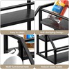 Homedawn Coffee Syrup Rack Organizer, Syrup Bottle Holder Stand for